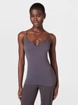 Sweaty Betty Mindful Seamless Strappy Bra Tank Top, Urban Grey