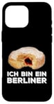 Coque pour iPhone 16 Pro Max Discours d'Ich Bin Ein Berliner Jelly Donut Cold War