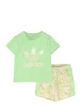 Short Tee Set Green Adidas Originals