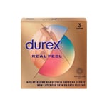 Durex Real Feel condoms, 3 pieces