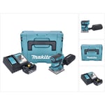 Dbo 484 RM1J ponceuse orbitale sans fil 18 v 112 x 102 mm + 1x batterie 4,0 Ah + chargeur + Makpac - Makita