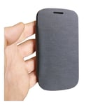 FOLIO CACHE BATTERIE POUR SAMSUNG GALAXY S3 MINI I8190 NOIR