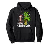 Monkey Lovers Men Women Christmas Tree Lights Beach Pullover Hoodie