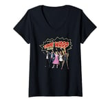 Womens Rocky Horror Show Time Warp Lineup V-Neck T-Shirt