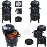 Gril barbecue au charbon 3 en 1 40x80 cm - barbecue au charbon - barbecues au charbon - Home & Living - Noir