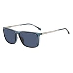 Lunettes De Soleil Pour Hommes Hugo Boss Blue Métal Authentiques