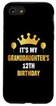 iPhone SE (2020) / 7 / 8 Its My granddaughter's 12th Birthday 12 Yrs Old Golden Bday Case