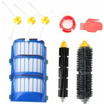 Accessoire pour iRobot Roomba Série 600 Kit d'entretien avec Brosses & Filtres pour,kit de Recharges pour Roomba Série 600 605 610 612 615 616 620