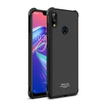 IMAK Asus ZenFone Max Pro (M2) fallsäkert skin feel skal - mattsvart