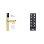 Yale Conexis L2 Smart Door Lock - Remote Access from Anywhere, Anytime, No Key Needed & Smart Keypad - 05/301000/BL – Black Digital Smart Lock Keypad for Linus with One Touch Locking