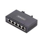 StarTech.com Switch Réseau Industriel 5 Ports Non Géré, 100/1000 Ethernet, Rail DIN/Montage Mural, IP30, 9~60V DC