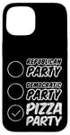 Coque pour iPhone 15 Republican Party Decromatic Party Pizza Party --