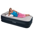 Intex Deluxe Pillow Raised Bed with Built in Electric Pump (Twin), 102 x 203 x 48cm