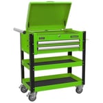 Sealey AP760MHV Heavy-Duty Mobile Tool & Parts Trolley 2 Drawers & Lockable Top