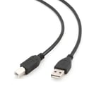 Cablexpert USB-kabel for skrivere USB-A til USB-B 1,8 m med gullbelagte kontakter