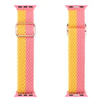 DUX DUCIS Nylon Strap for Apple Watch Series 5 44mm - Pink/Yellow