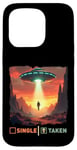 iPhone 15 Pro single taken alien man taken by UFO valentine's day boys Case