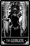 Deadly Tarot - The Gorgon Greet Tin Card