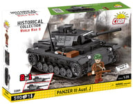 Cobi 2289 Historical Collection Wwii Panzer Iii Ausf.J Panzerkampfwagen Iii - German Medium Tank 590 Bricks