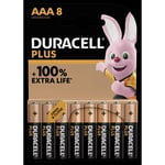 Duracell Plus-AAA K8 Pile LR3 (AAA) alcaline(s) 1.5 V 8 pc(s)