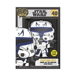 Funko Large Enamel Pin Star Wars: Clone Wars - Captain Rex - Captain RexPin en Émail - Broche Fantaisie Mignonne à Collectionner - pour les Sacs à Dos et Sacs - Idée de Cadeau