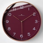 YIBOKANG Modern Minimalist Wall Clock, Living Room Nordic Luxury Clock, Wall-mounted Creative Home Bedroom Silent Home Quartz Clock (Color : 6)