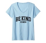 Womens Be Kind Stop Bullying Kindness Matters Orange Unity Day V-Neck T-Shirt