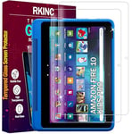 RKINC Verre Trempé [Lot de 2] pour Amazon Fire 10 Kids Pro, Film Protection écran, Dureté 9H 0,33 mm HD Glass [sans Bulles d'air][Résistant aux rayures][Garantie à vie]