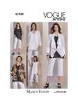 Vogue Misses' Loose Fitting Jacket, Tunic and Pull on Pants Sewing Pattern, V1959