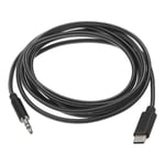 USB C to 3.5mm Audio Aux Jack Cable Type C Adapter to 3.5mm TRS Cord 6.6ft Black