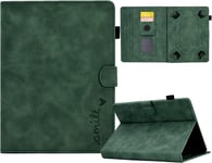 Coque Universelle Pour Tablette 10 Pouces, Housse Multipositions Protection Pour Tablette Lenovo 10.1"", Meberry M6, Padgene 10,1, Janwil 10, Beista 10,Etc,Étui Tablette 9""-11"" (Vert)