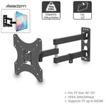 Tilt & Swivel TV Wall Bracket Mount for 26 32 37 40 42 43 50 55 Inch Monitor LCD