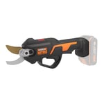 WORX NITRO - Sécateur/Cisaille Électrique sans fil 20V - Jusqu'à 2 Coupes par Seconde - Moteur Brushless - Pour des Coupes Nettes et Précises - Livré sans Batterie ni Chargeur - WG330E.9