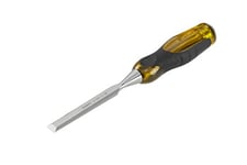 Stanley 0-16-254 Ciseau À Bois 12 Mm Gamme FatMax - Indémanchable Et Incassable - Usage Intensif - Poignée Ergonomique Bi Matière - Lame Qualité Pro En31 - Lame Traversante