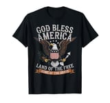 God Bless America Eagle Land of Free Home of Brave US T-Shirt