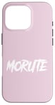 Coque pour iPhone 16 Pro Morute Aesthetic Poupée effrayante + Mignon Horreur Goth Dents