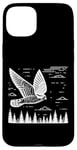 Coque pour iPhone 15 Plus Line Art Oiseau et ornithologue Common Nighthawk