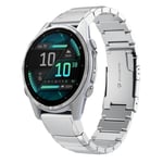 Garmin Fenix 8 AMOLED 43mm Klockarmband - Sliver