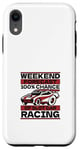 Coque pour iPhone XR 100 % de chances de participer à une course de voitures à sous, voiture télécommandée, mini-voiture