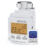 Elektrobock HD13-Profi Thermostat de radiateur programmable, Blanc, Kompakt