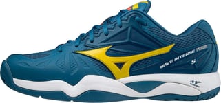 Mizuno Wave Intense Tour 5 Mens Tennis Shoes Blue Sports Training Trainers Gym