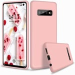 Coque Silicone Pour Samsung S10 Couleur Rose Haute Protection Little Boutik®