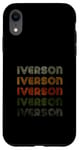 iPhone XR Love Heart Iverson Tee Grunge Vintage Style Black Iverson Case