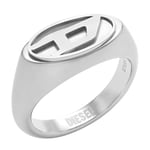 Diesel Bague Chevalière en acier inoxydable, pour homme, DX147504010