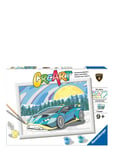 Creart Blue Lamborghini Patterned Ravensburger