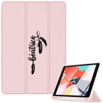 Housse Ipad Mini 6 Rose Avec Votre Prenom Plume