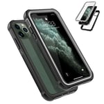 For Iphone 12 11 Se Xr 7 8 6s Heavy Duty Rugged Full Shockproof Clear Case Cover