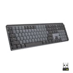 Logitech Master Series MX Mechanical - tastatur - QWERTZ - Sveitsisk - grafitt Inn-enhet