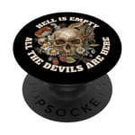 Hell is Empty All the Devils are Here - Shakespeare Quote PopSockets Adhesive PopGrip