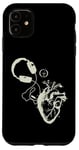 iPhone 11 Headphones and heart #2 for EDM Lovers and DJs Case